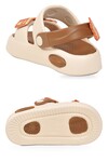 Ekru-Taba Hafif Esnek Eva Taban Unisex Çocuk Terlik 4505 F-P