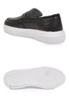 Siyah-Beyaz Hakiki Deri Şık Rahat Erkek Casual Ayakkabı Loafer 272305