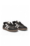 Siyah-Beyaz Bağcıklı Hafif Rahat Unisex Yürüyüş ve Spor Ayakkabı Sneaker 234750