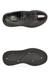Siyah Hakiki Deri Bağcıklı Erkek Casual Sneaker Ayakkabı 152-24176