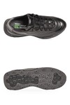Siyah Hakiki Deri Kaymaz Tabanlı Erkek Casual Sneaker Ayakkabı 152-24210