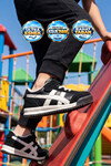 Pudra Cırt Bantlı Kauçuk Tabanlı Unisex Çocuk Spor Ayakkabı Sneaker Tigor