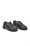 Siyah Hakiki Deri Şık Rahat Erkek Casual Ayakkabı Loafer 272305