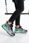 Akıllı Bağcıklı Hafif Rahat Yeşil Unisex Çocuk Spor Ayakkabı Sneaker Play P