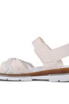 White Orthopedic Girls Sandals 001 P