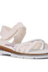 White Orthopedic Girls Sandals 001 P