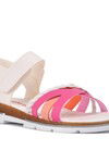 White-Pink Orthopedic Girls Sandals 001 F