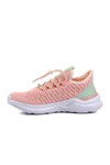 Pink-Aqua Green Childrens Sneakers 1419 F