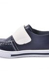 Navy Blue White Orthopedic Baby Shoes 21K02 B