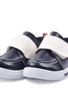 Navy Blue White Orthopedic Baby Shoes 21K02 B