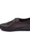 Brown Genuine Leather Anatomic Womens Casual Shoes 7679 Z