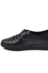 Black Genuine Leather Anatomic Womens Casual Shoes 7679 Z
