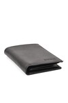 Black Genuine Leather Mens Wallet 8006