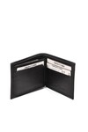 Black Genuine Leather Mens Wallet 8010