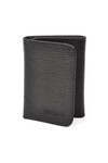 Black Genuine Leather Mens Wallet 8022