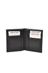Black Genuine Leather Mens Wallet 8025