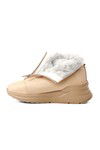 Beige Narrow Fit Womens Snow Boots 1321 Z