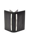 Black Genuine Leather Mens Card Holder 9524