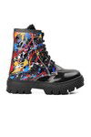 Black Patent Leather Orthopedic Unisex Childrens Boots 2301001 P