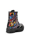 Black Patent Leather Orthopedic Unisex Childrens Boots 2301001 P
