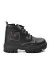 Black Orthopedic Boys Boots 2301003 P