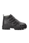 Black Orthopedic Boys Boots 2301004 F