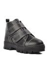 Black Orthopedic Boys Boots 2301004 F