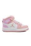 Lila-Pembe  Çocuk Hi Sneaker Haykat Uzun P