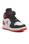 Black-Red Kids Hi Sneaker Haykat Long P