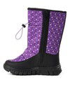 Purple Water Repellent Girls Snow Boots Maria P
