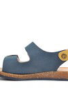 Navy Blue Mustard Orthopedic Boys Sandals 006 F