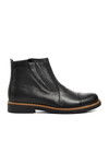 Black Genuine Leather Mens Chelsea Boots 1311 M