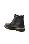 Black Genuine Leather Mens Chelsea Boots 1311 M