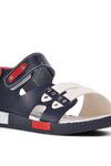 Navy Blue White Orthopedic Boys Sandals 210107 C