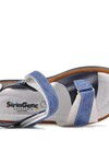 Navy Blue White Orthopedic Boys Sandals 210109 Ç