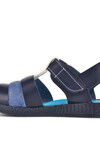 Navy Blue White Orthopedic Boys Sandals 210111 C