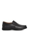 Black Genuine Leather Mens Casual Shoes 216 M