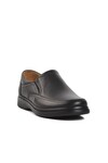 Black Genuine Leather Mens Casual Shoes 216 M