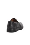 Black Genuine Leather Mens Casual Shoes 216 M