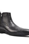 Black Genuine Leather Mens Chelsea Boots 02173 M