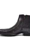 Black Genuine Leather Mens Chelsea Boots 02173 M
