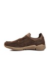 Brown Nubuck Genuine Leather Mens Casual Shoes 23410 M