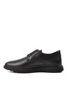 Black Genuine Leather Mens Casual Shoes 4011 M