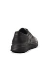 Black Genuine Leather Mens Casual Shoes 4011 M
