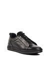 Black Genuine Leather Mens Casual Shoes 4304 M