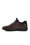 Brown Genuine Leather Mens Casual Shoes 4467 M