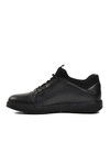 Black Genuine Leather Mens Casual Shoes 4467 M