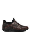 Brown Genuine Leather Mens Casual Shoes 5856 M