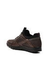 Brown Genuine Leather Mens Casual Shoes 5856 M