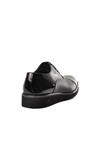 Black Patent Leather-Matte Black Genuine Leather Mens Classic Shoes 6590-BM (Big No)